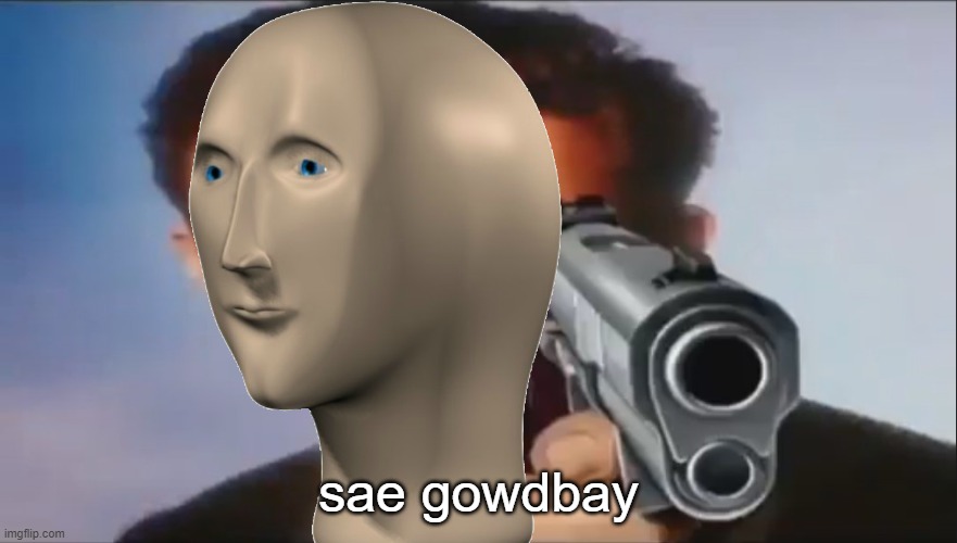 Say Goodbye | sae gowdbay | image tagged in say goodbye | made w/ Imgflip meme maker