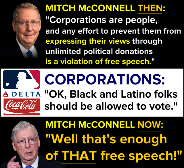 Mitch McConnell hypocrite Blank Meme Template