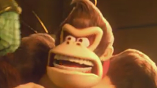 High Quality Surprised Donkey Kong Blank Meme Template