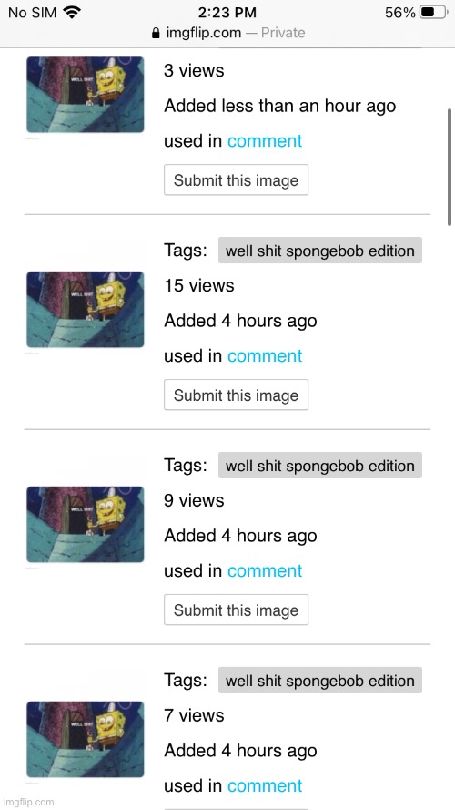 Well shit | image tagged in well shit spongebob edition | made w/ Imgflip meme maker