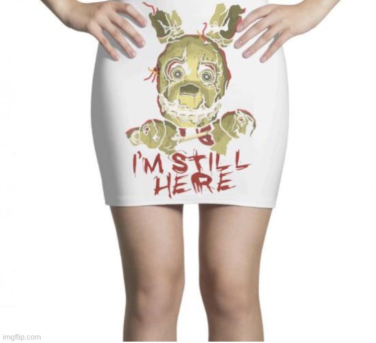 who in the right mind would wear this? | image tagged in memes,fnaf,cursed image,clothes | made w/ Imgflip meme maker