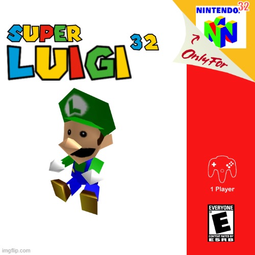 Super Luigi 32 | 32 | image tagged in super,luigi,32 | made w/ Imgflip meme maker