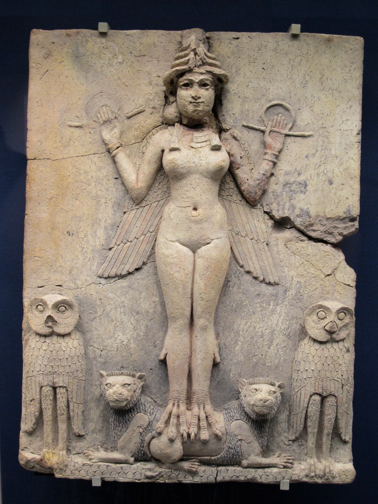 High Quality Inanna / Ishtar or her older sister Ereshkigal Blank Meme Template