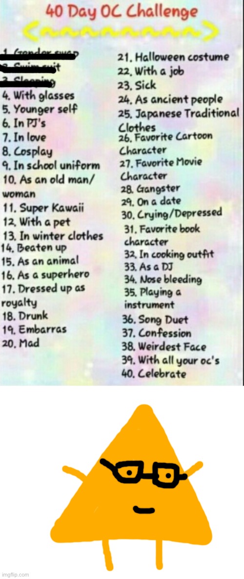 Day #4 | image tagged in 40 day oc challenge | made w/ Imgflip meme maker