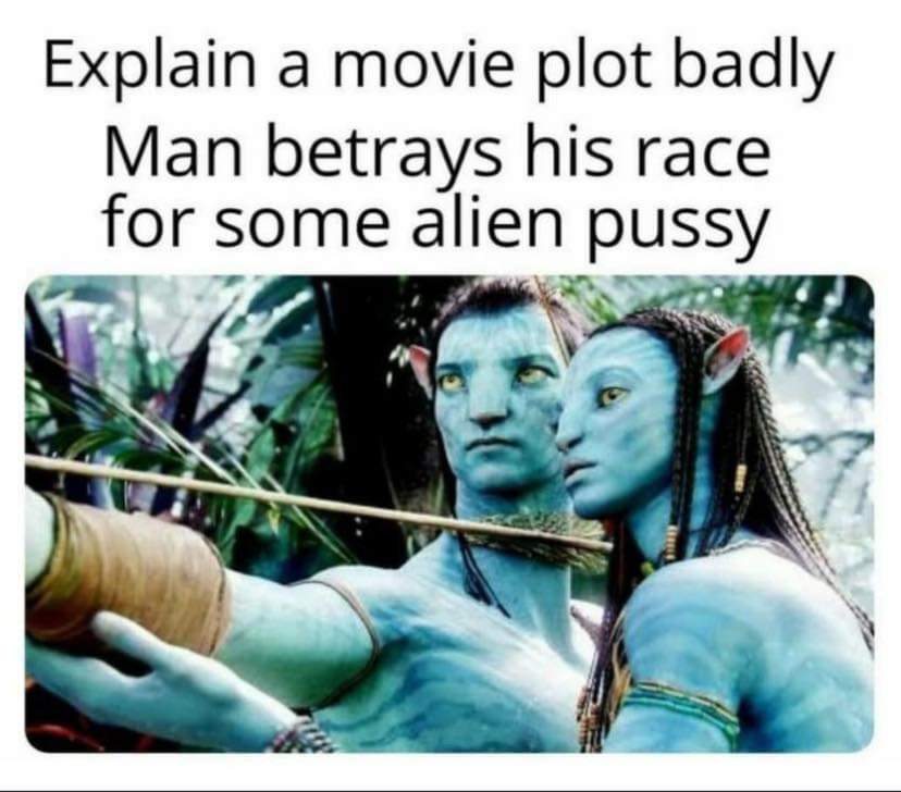 Man betrays his race for some alien pussy Blank Meme Template
