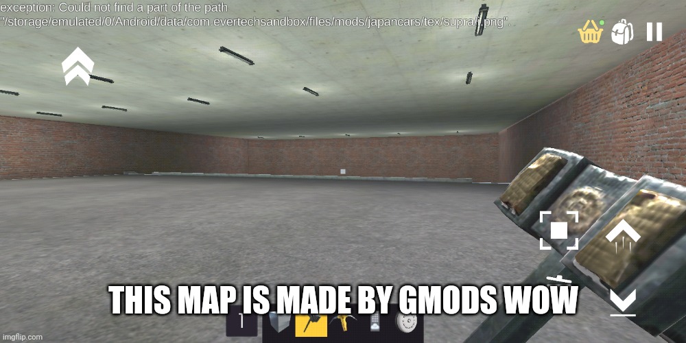 THIS MAP IS MADE BY GMODS WOW | image tagged in gmod,evertech sandbox | made w/ Imgflip meme maker