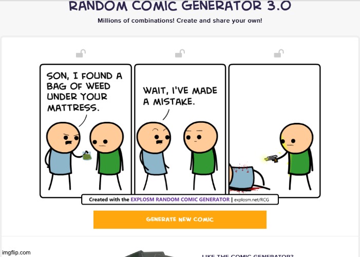 oh ok | image tagged in weed,cyanide and happiness,comics/cartoons,gun,memes,oh wow are you actually reading these tags | made w/ Imgflip meme maker