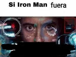 Si iron man fuera Blank Meme Template