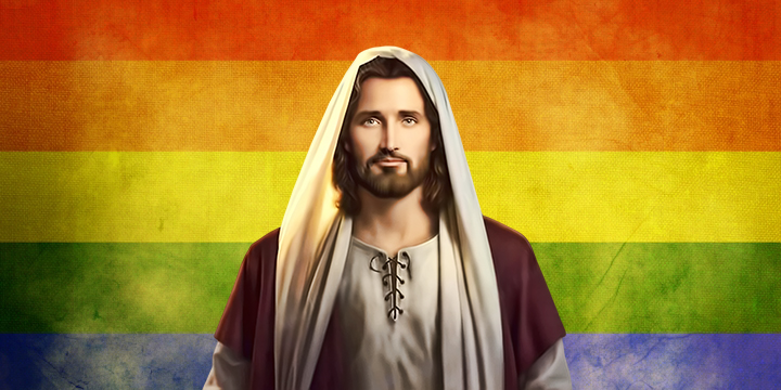 Gay Jesus Blank Meme Template