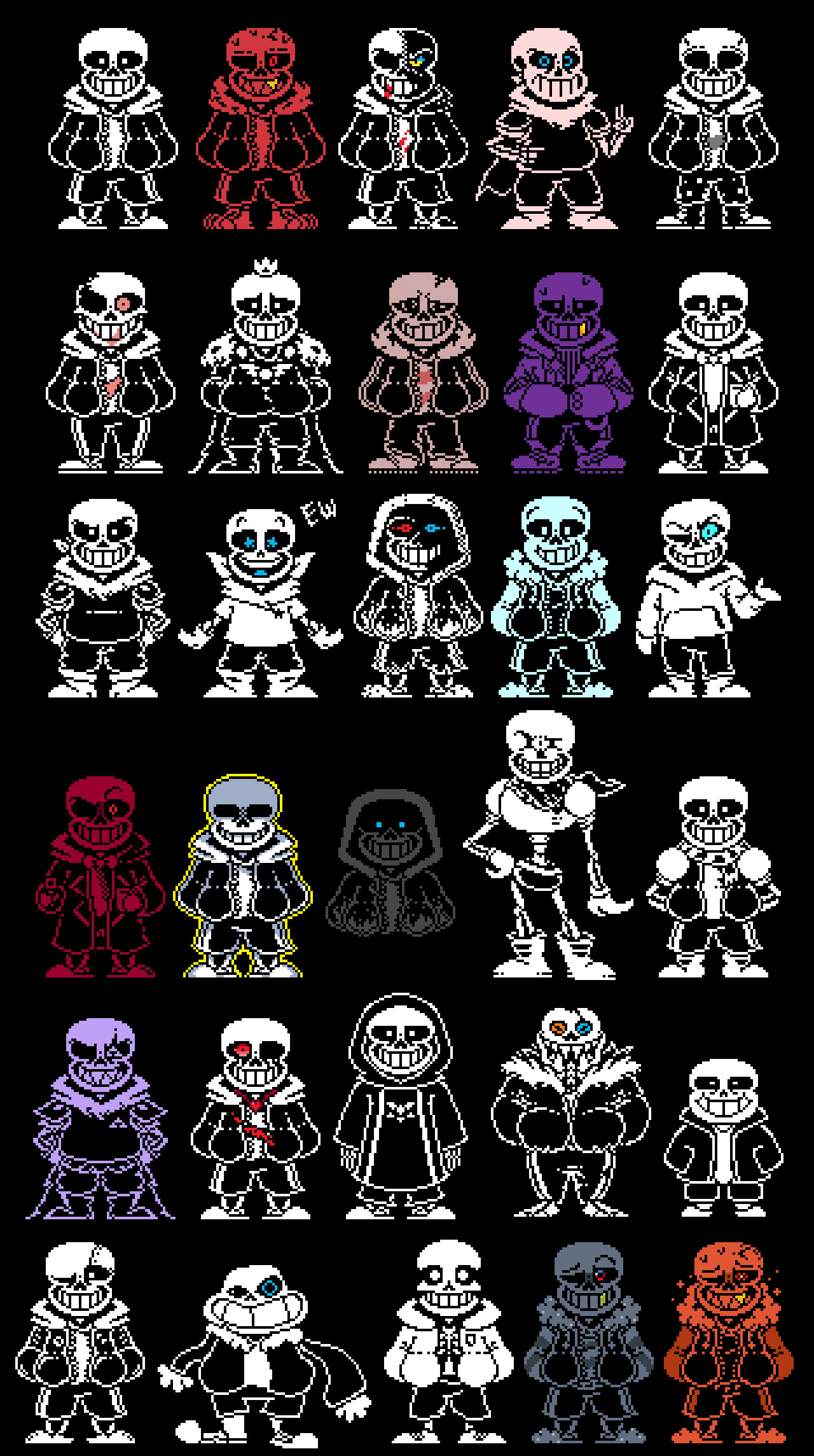 Underpants Sans AUs Blank Template - Imgflip