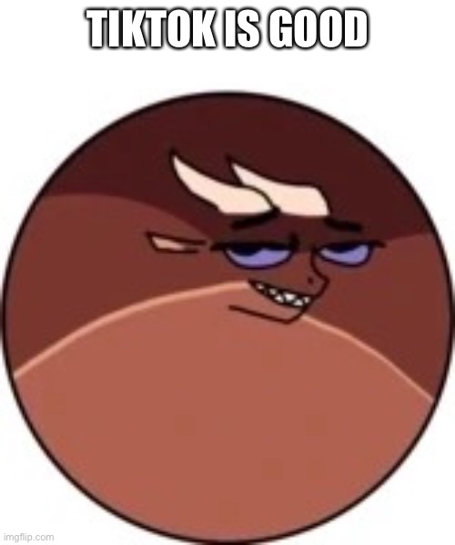 Deltaball | TIKTOK IS GOOD | image tagged in deltaball | made w/ Imgflip meme maker