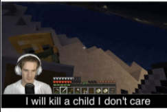 High Quality I will kill a child Blank Meme Template