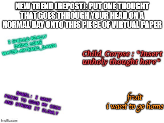 fruit
i want to go home | made w/ Imgflip meme maker