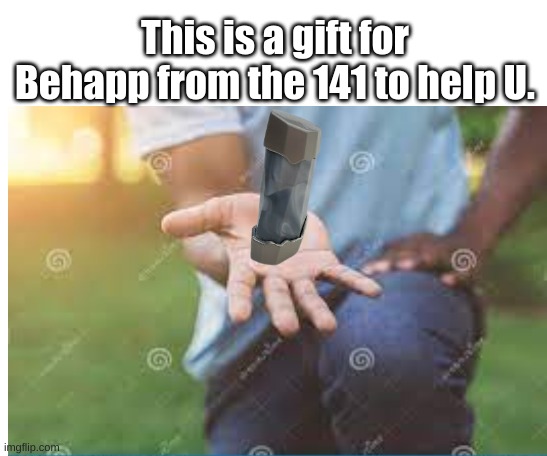 Behapp, if you accept this, you will gain the powers of the Graphite Dino Charge Power Ranger. | This is a gift for Behapp from the 141 to help U. | image tagged in starter pack | made w/ Imgflip meme maker