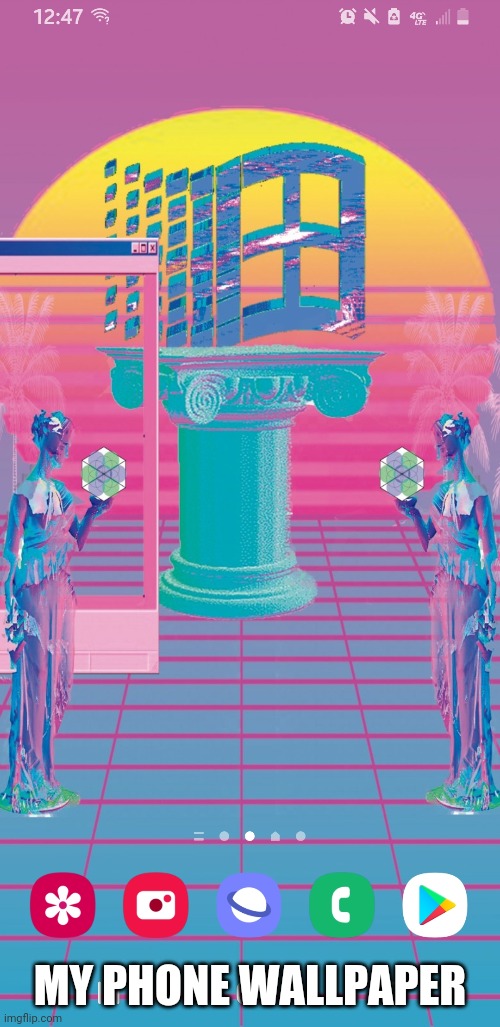 New Trend: Post a screenshot of your current phone wallpaper | MY PHONE WALLPAPER | made w/ Imgflip meme maker