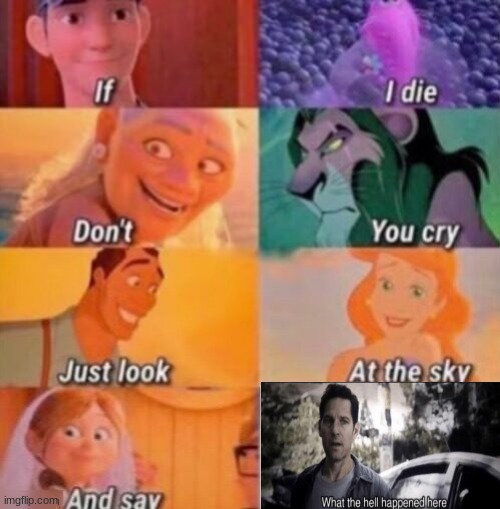 E | image tagged in if i die,no tags | made w/ Imgflip meme maker
