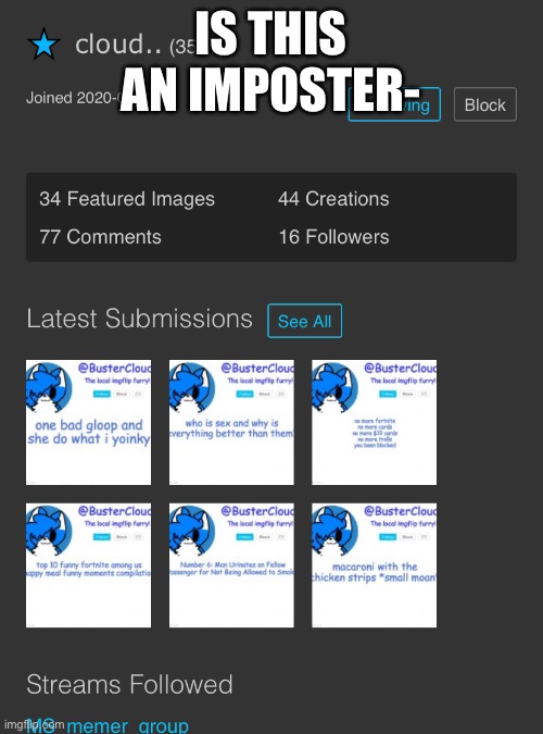 IS THIS AN IMPOSTER- | made w/ Imgflip meme maker