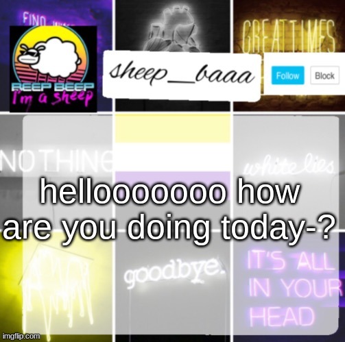 hi | hellooooooo how are you doing today-? | image tagged in hello | made w/ Imgflip meme maker