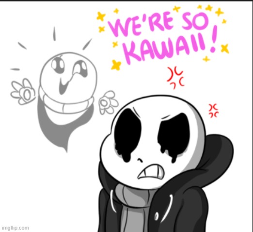 Reactions to being Kawaii (With Aster Sans) | image tagged in kawaii | made w/ Imgflip meme maker