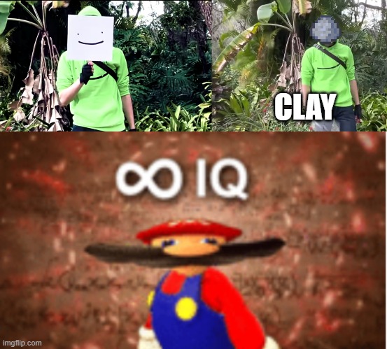 It was clay the whole time! | CLAY | image tagged in dream face reveal,infinite iq | made w/ Imgflip meme maker