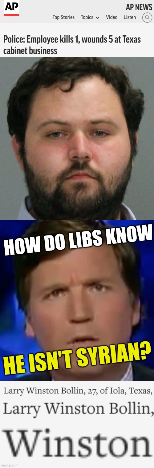 image tagged in confused tucker carlson,fox news alert,gun control,racism,mass shooting,conservative hypocrisy | made w/ Imgflip meme maker