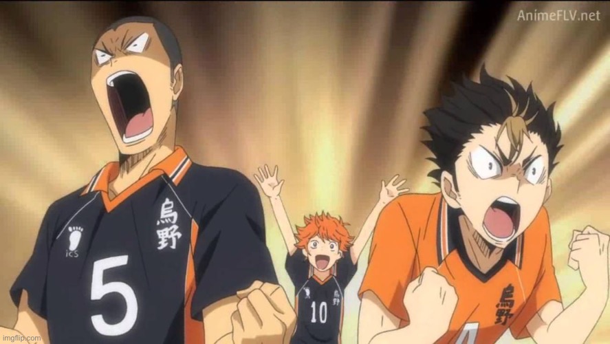 Haikyuu template | image tagged in haikyuu template | made w/ Imgflip meme maker