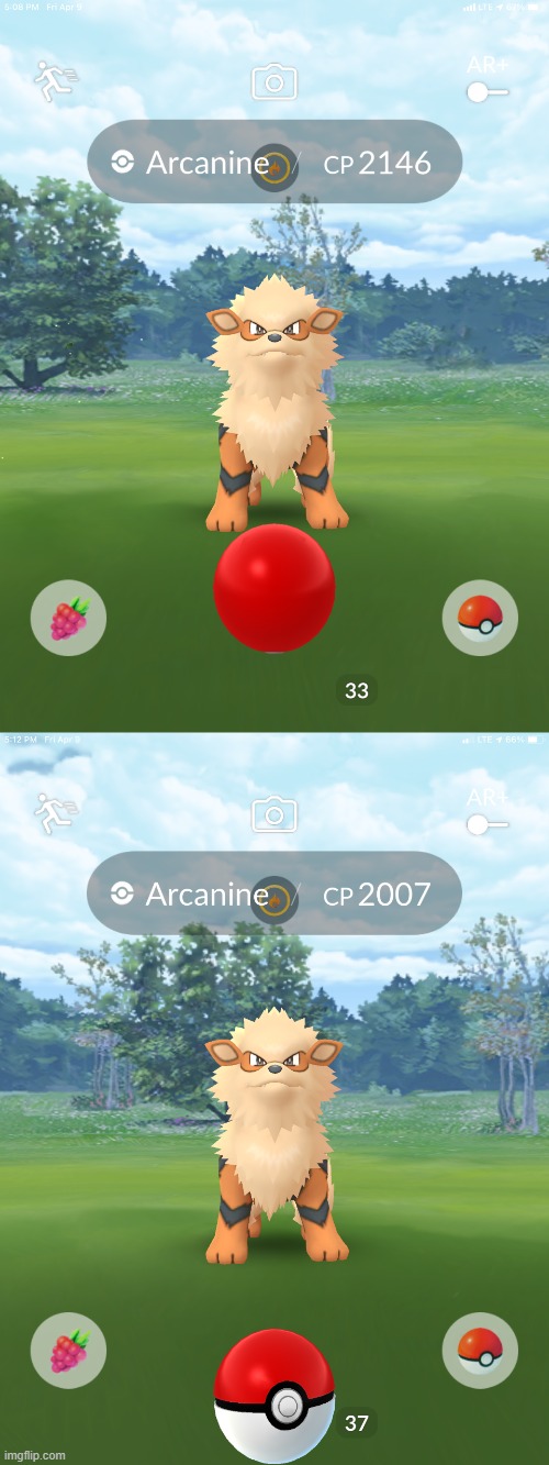 Two wild Arcanine in one day. Lets go. | made w/ Imgflip meme maker