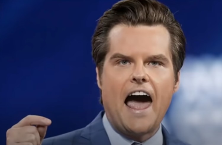 High Quality Big Mouth Liar Matt Gaetz Blank Meme Template