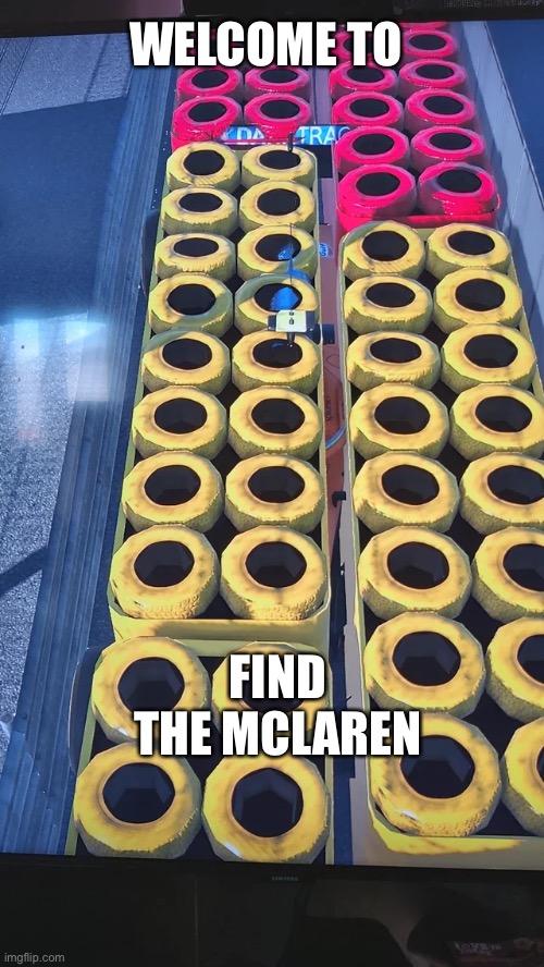 WELCOME TO; FIND THE MCLAREN | made w/ Imgflip meme maker