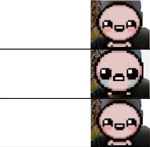 Disappointed Issac Extended Blank Meme Template