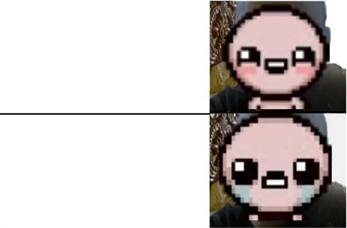 High Quality Disappointed Issac Blank Meme Template