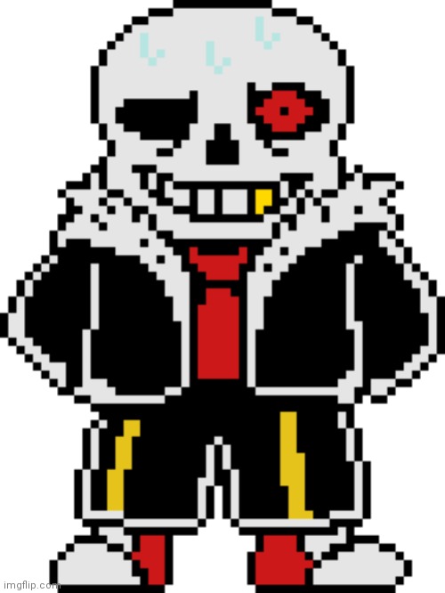 Underfell Sans | image tagged in underfell sans | made w/ Imgflip meme maker