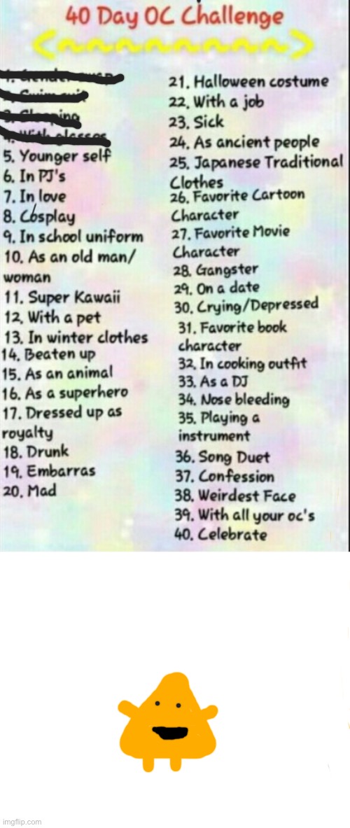 Day #5 | image tagged in 40 day oc challenge | made w/ Imgflip meme maker