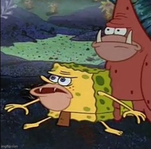 Spongegar & Patar | image tagged in spongegar patar | made w/ Imgflip meme maker