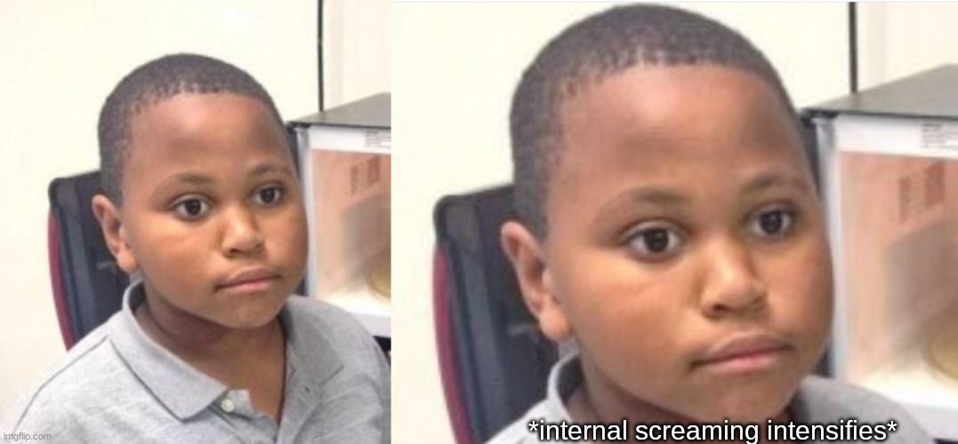 Internal Screaming | image tagged in internal screaming | made w/ Imgflip meme maker