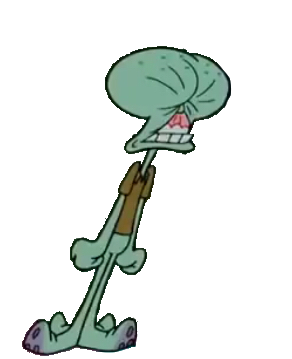 Squidward is Tricky Blank Meme Template