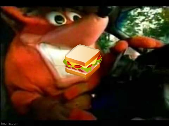 Crash Bandicoot Driving | ? | image tagged in crash bandicoot driving | made w/ Imgflip meme maker