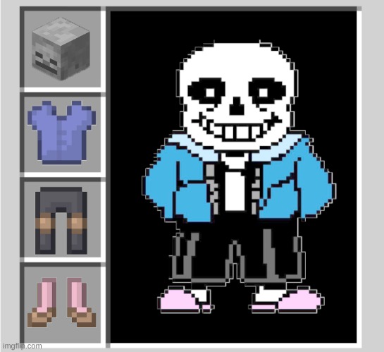 i just figured how to be sans in minecraft | image tagged in memes,minecraft,sans,undertale | made w/ Imgflip meme maker