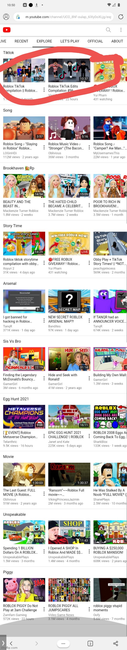 People who like Roblox like tiktok too | made w/ Imgflip meme maker