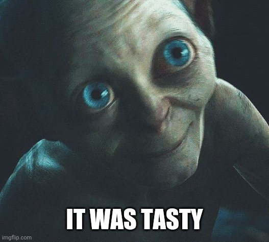 Is it Tasty?  | IT WAS TASTY | image tagged in is it tasty | made w/ Imgflip meme maker