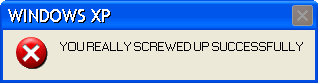 YOU REALLY SCREWED UP! Blank Meme Template