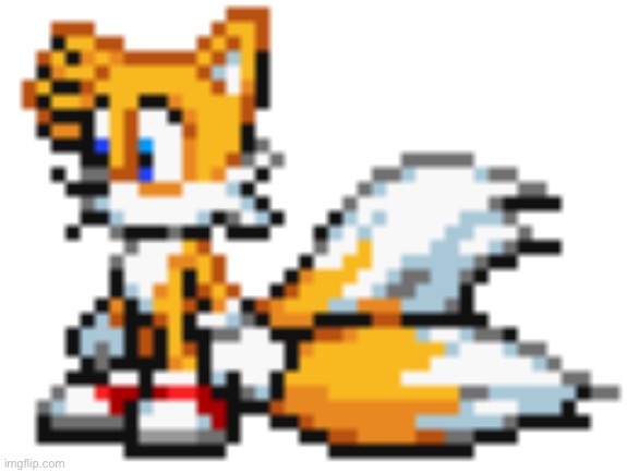 PIXEL TAILS | image tagged in pixel tails | made w/ Imgflip meme maker