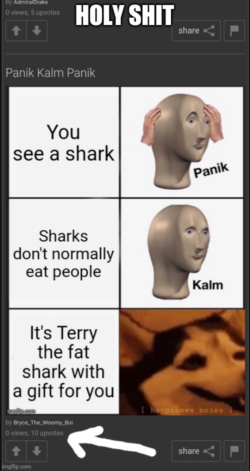 HOLY SHIT | made w/ Imgflip meme maker