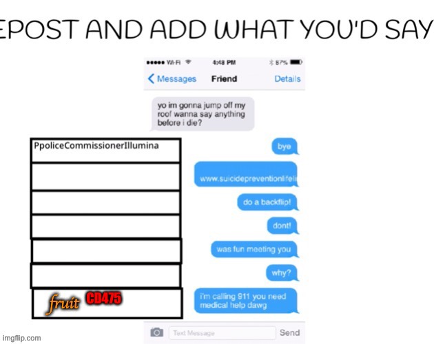 CD475 | made w/ Imgflip meme maker