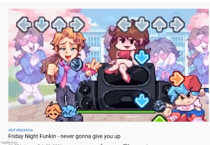 Rickrolled myself in the best way possible: | made w/ Imgflip meme maker