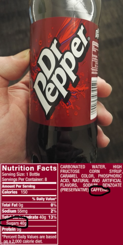 image tagged in dr pepper bottle | made w/ Imgflip meme maker