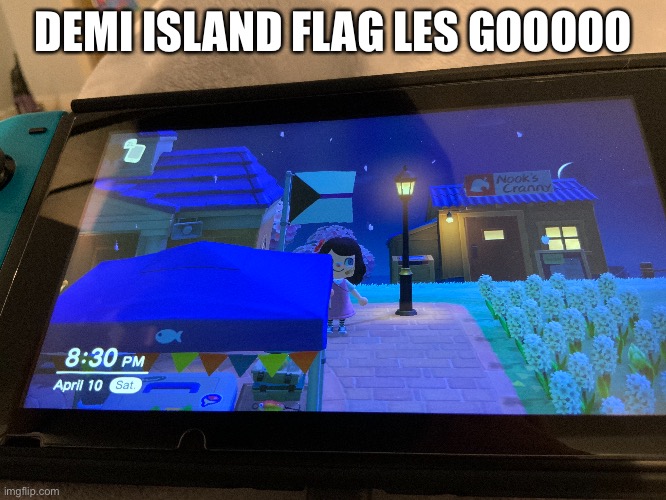 DEMI ISLAND FLAG LES GOOOOO | made w/ Imgflip meme maker