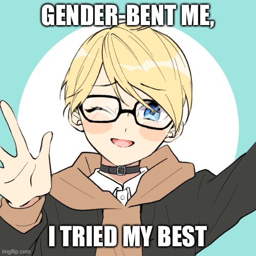 GENDER-BENT ME, I TRIED MY BEST | made w/ Imgflip meme maker