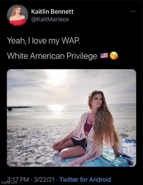 yas kween maga | image tagged in wap white american privilege,white,american,privilege,white privilege,wap | made w/ Imgflip meme maker