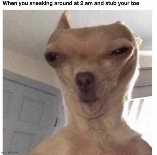 One time i did this and then i tired not to scream ,then it came out as a moan and i got in trouble .-. | made w/ Imgflip meme maker